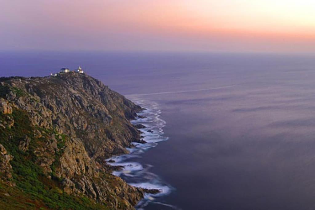 Piso A Capela Con Vistas Al Mar Finisterre Exterior foto