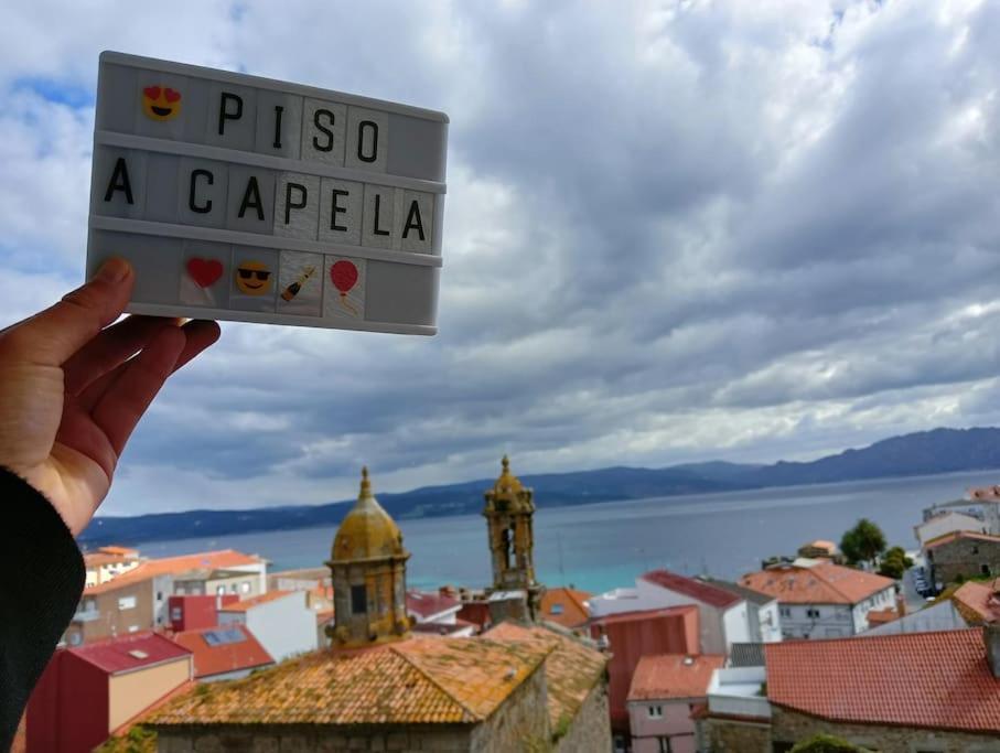 Piso A Capela Con Vistas Al Mar Finisterre Exterior foto
